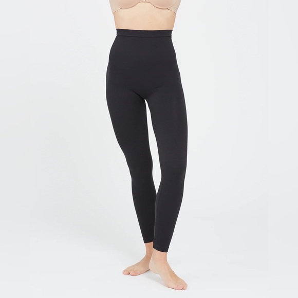 NWT SPANX Look at Me Now High-Waisted Seamless Leggings Very Black XS - Picture 6 of 10